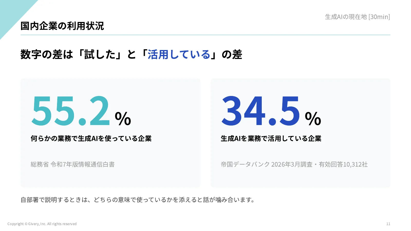 11ページ 国内企業の利用状況
